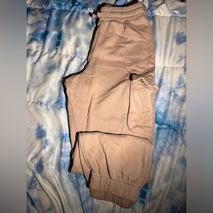 Zara Beige Drawstring sweats